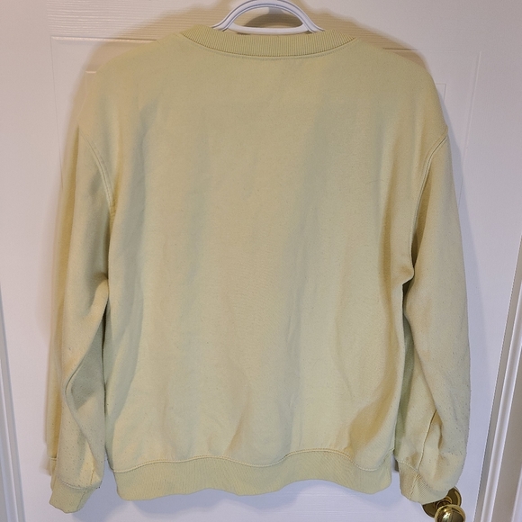 Tom and Jerry Crewneck Pullover Sweatshirt  - Women's Large - Yellow - Vintage - Picture 9 of 11